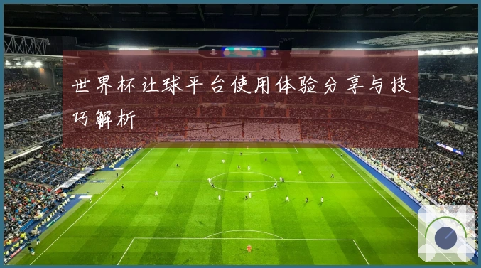世界杯让球平台使用体验分享与技巧解析